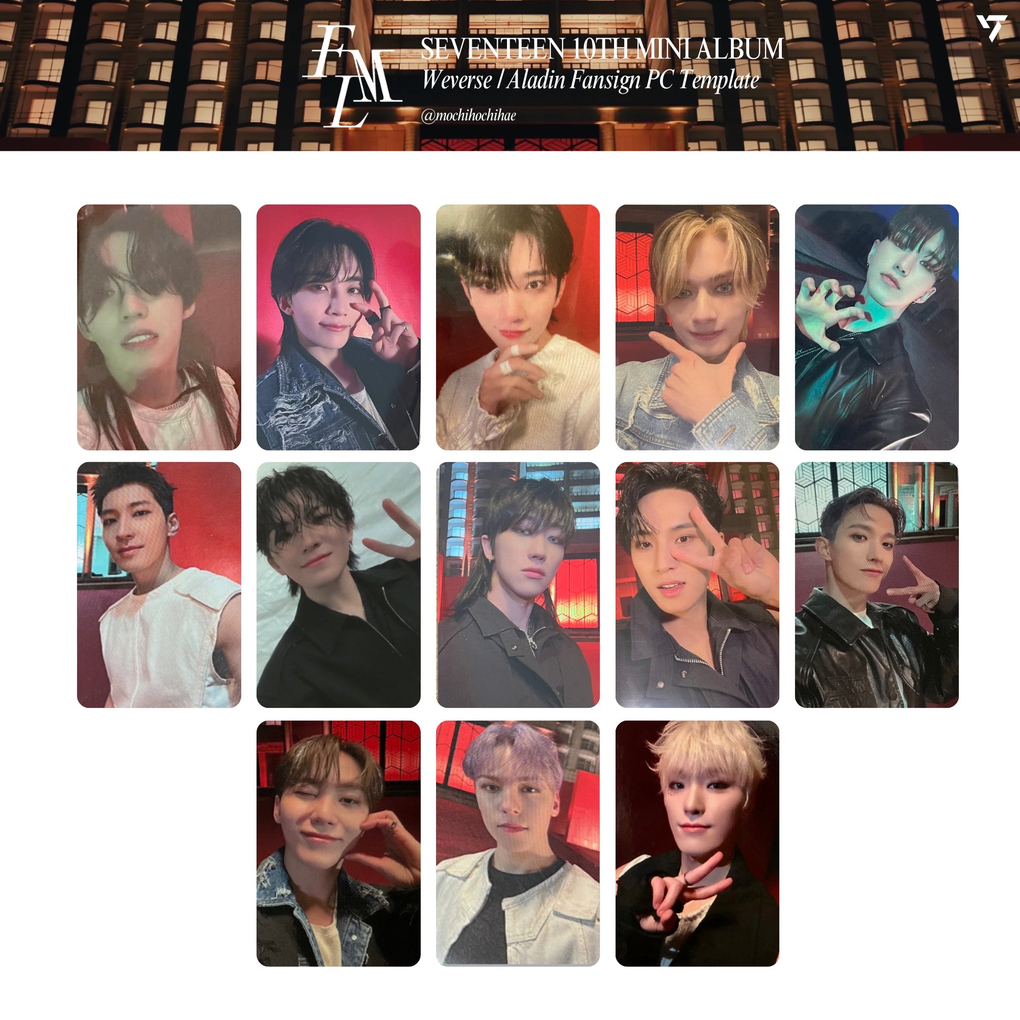 seventeen FML weverse アラジン特典トレカ セット 13枚