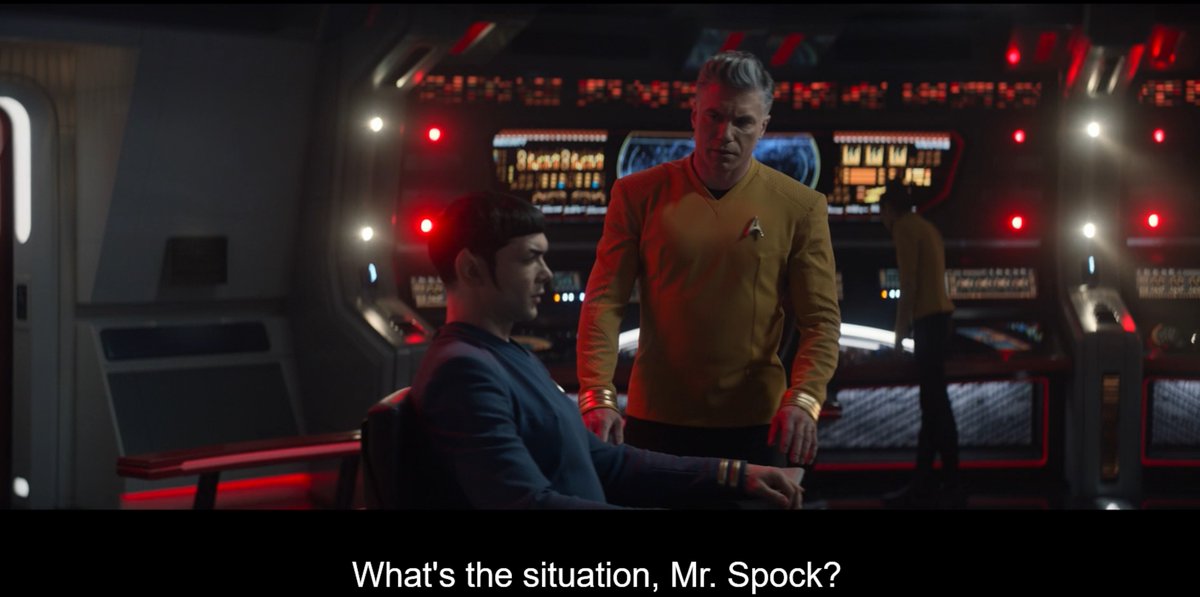 antipodal's tweet photo. #StarTrek #DailySpock #STSNW #EthanPeck as #Spock #AllStarTrek
Star Trek Strange New Worlds
Screen caps for 'A Quality of Mercy.' https://t.co/toztSY8Tqc