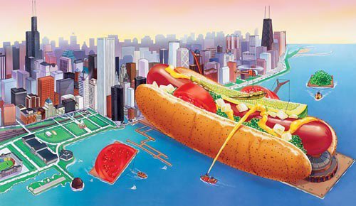 washedal's tweet image. If you are getting food in Chicago and you see either of these posters whatever you ordered is about to hit