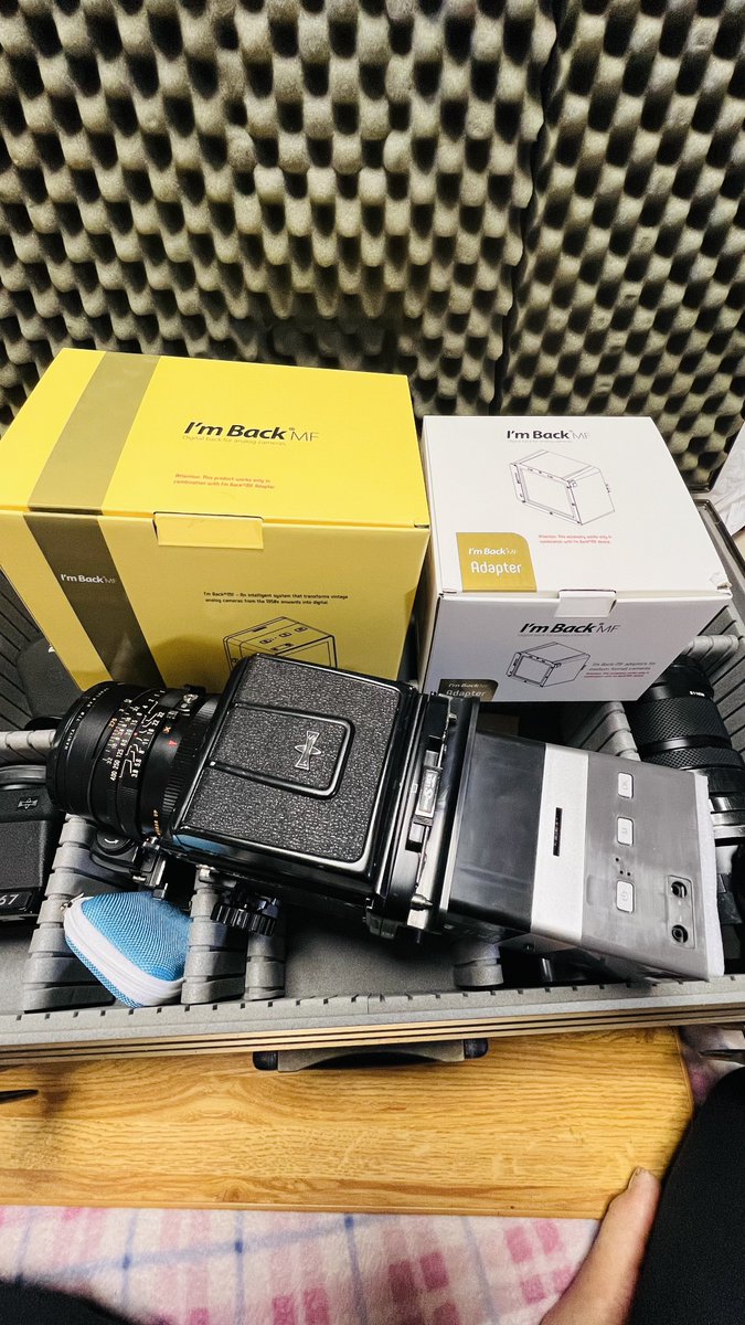 jun_mtmt's tweet photo. というわけで、クラファンしてたやつが3年近く待ってやっと届きました。 ウチのRB67がデジタルに。 めっちゃいじりたいけど今から出勤なので組み立ててみただけで今はおあずけ。今夜色々いじってみます。
#ImBackMF https://t.co/16k5MnKQnH
