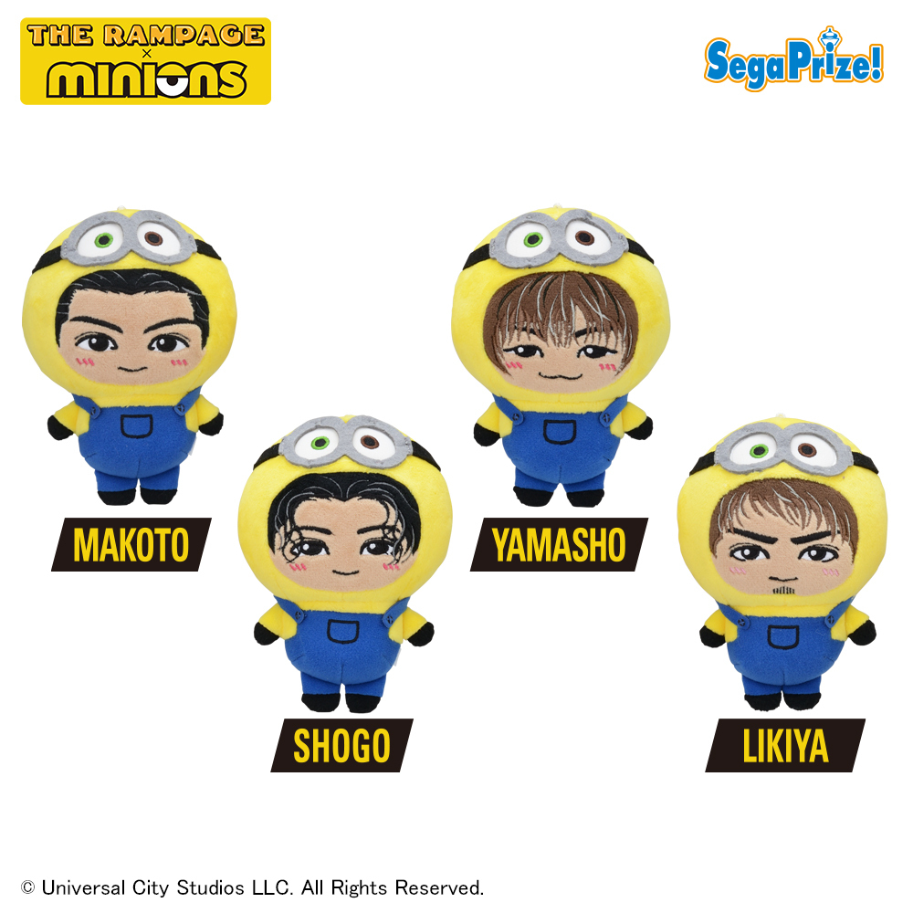 THERAMPAGE×MINIONミニぬいぐるみ　全16種　コンプリート　セット THERAMPAGE×MINIONミニぬいぐるみ 全16種 コンプリート セット THE