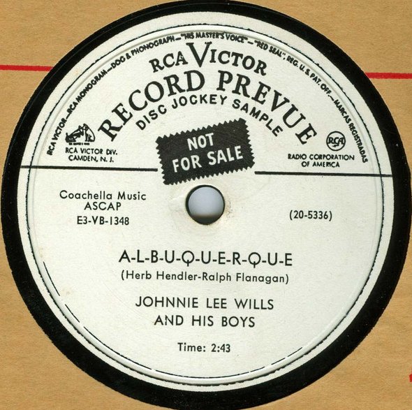 #AprilAcrossAmerica Albuquerque, NM 
#WesternSwing 🤠

I'm the one, I'm the one, I'm the one she loves best 
Cuz she got a lot of mail from me  
I'm the one guy she knew who knew how to spell... 

A-L-B-U-Q-U-E-R-Q-U-E - Johnny Lee Wills & His Boys (1953) youtu.be/J11gmMZqHoI