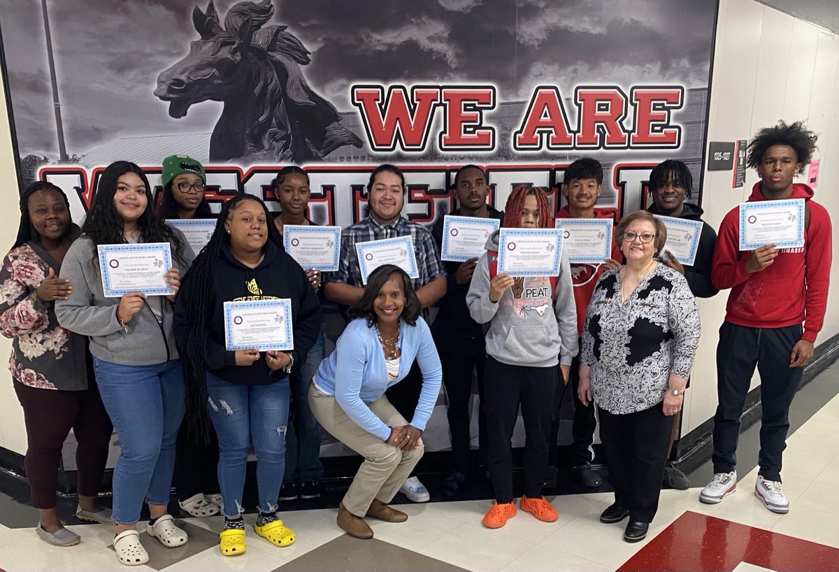WestfieldCCC's tweet photo. Westfield HS senior counselors, Mrs. Bradberry and Mrs. Zarzour &amp; College Counselor, Dr. Thompson congratulate seniors for collectively being awarded  $103,000 in scholarships from Texas Southern University. Thank you, TSU for your offers! ⁦@whsmustangs⁩ ⁦@SpringISD⁩ https://t.co/aWJ962sn78
