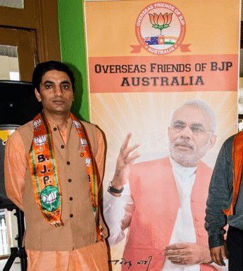 Meet serial Rapist, Balesh dhankhar, Former Hindu Council of Australia associate and founder of Overseas Friend of BJP, Australia.