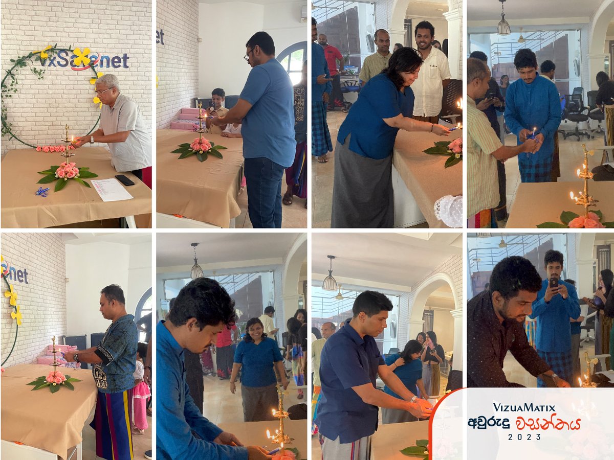 VizuaMatix's tweet photo. The spirit of Awurudu is still alive and well at VizuaMatix. We came together last week to celebrate with traditional games, music, and delicious treats. Here's to a prosperous new year filled with happiness, success, and togetherness! https://t.co/9KXnFbrMpX