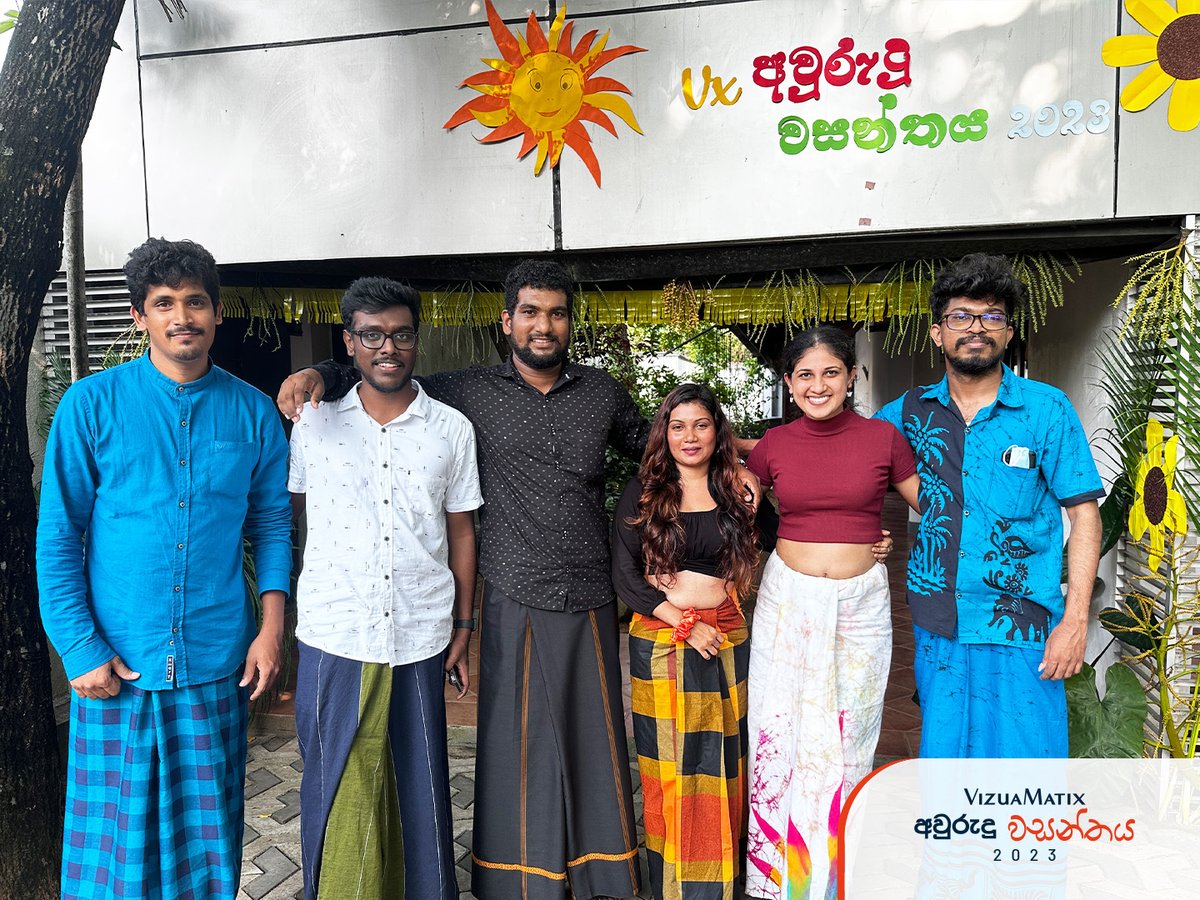 VizuaMatix's tweet photo. The spirit of Awurudu is still alive and well at VizuaMatix. We came together last week to celebrate with traditional games, music, and delicious treats. Here's to a prosperous new year filled with happiness, success, and togetherness! https://t.co/9KXnFbrMpX