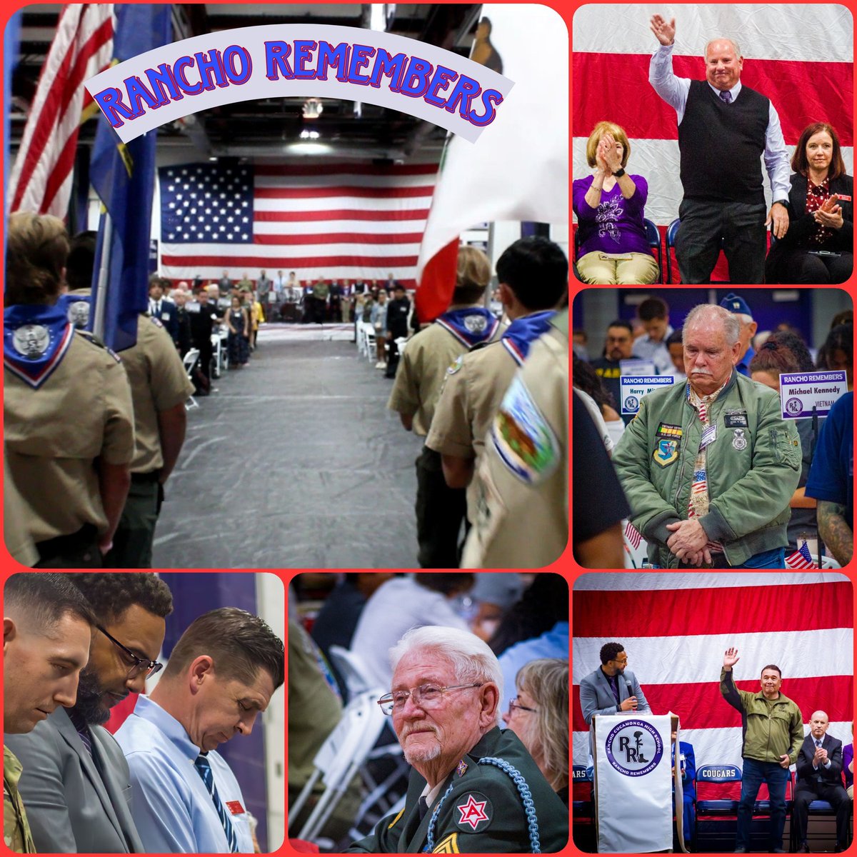 CtmPhotographs's tweet photo. Bless these men and this wonderful event. Bigger and better every year, and I'm happy to be invited to it. 🇺🇲
@RanchoHSCougars
@RanchoRemembers 
@cary_willborn
#ranchoremembers https://t.co/mMxrxXBoly