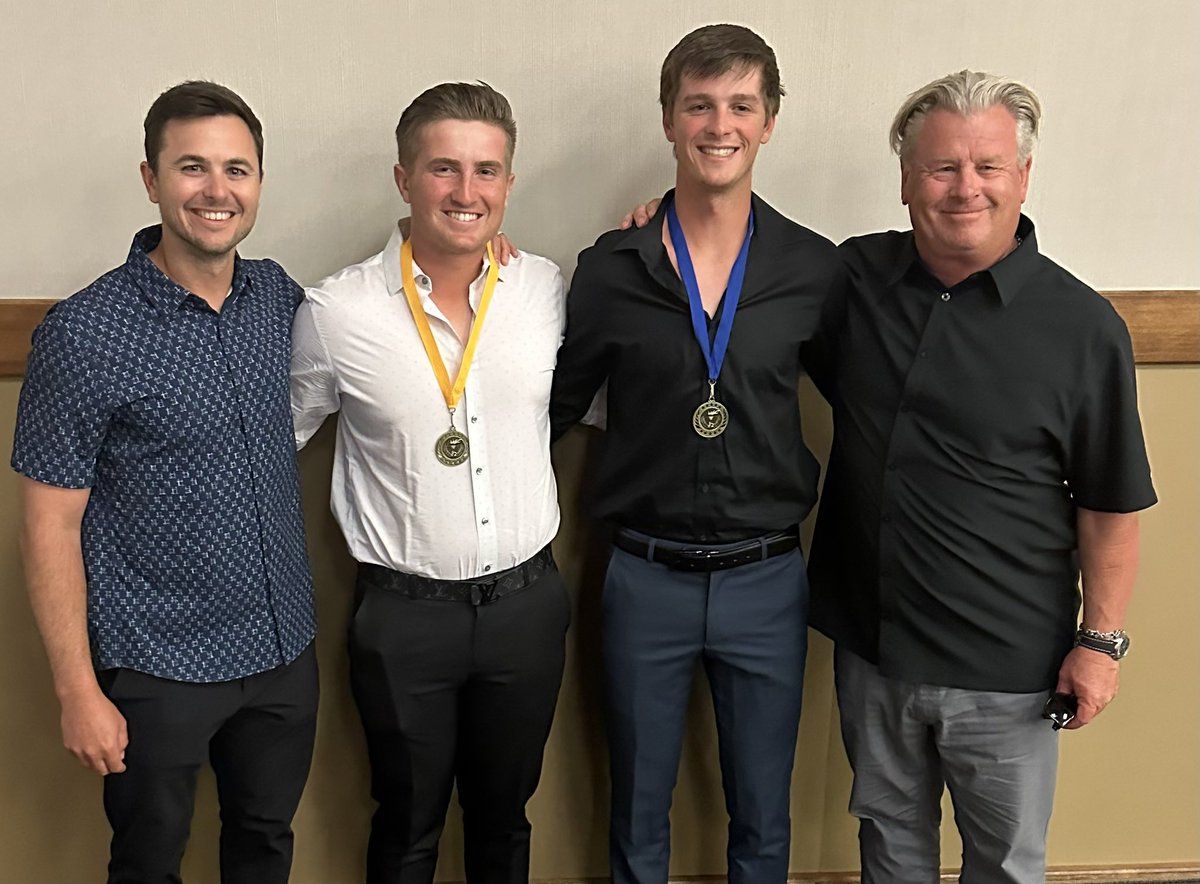 FCCRAMSBASEBALL's tweet photo. Proud of these guys for their incredible achievements in the classroom. Dean’s Award Recipient Christian Williams and Chancellor’s Award Recipient Dean McCurley! #GoRams 🐏⚾️👨‍🎓 https://t.co/XYXew08Nhp