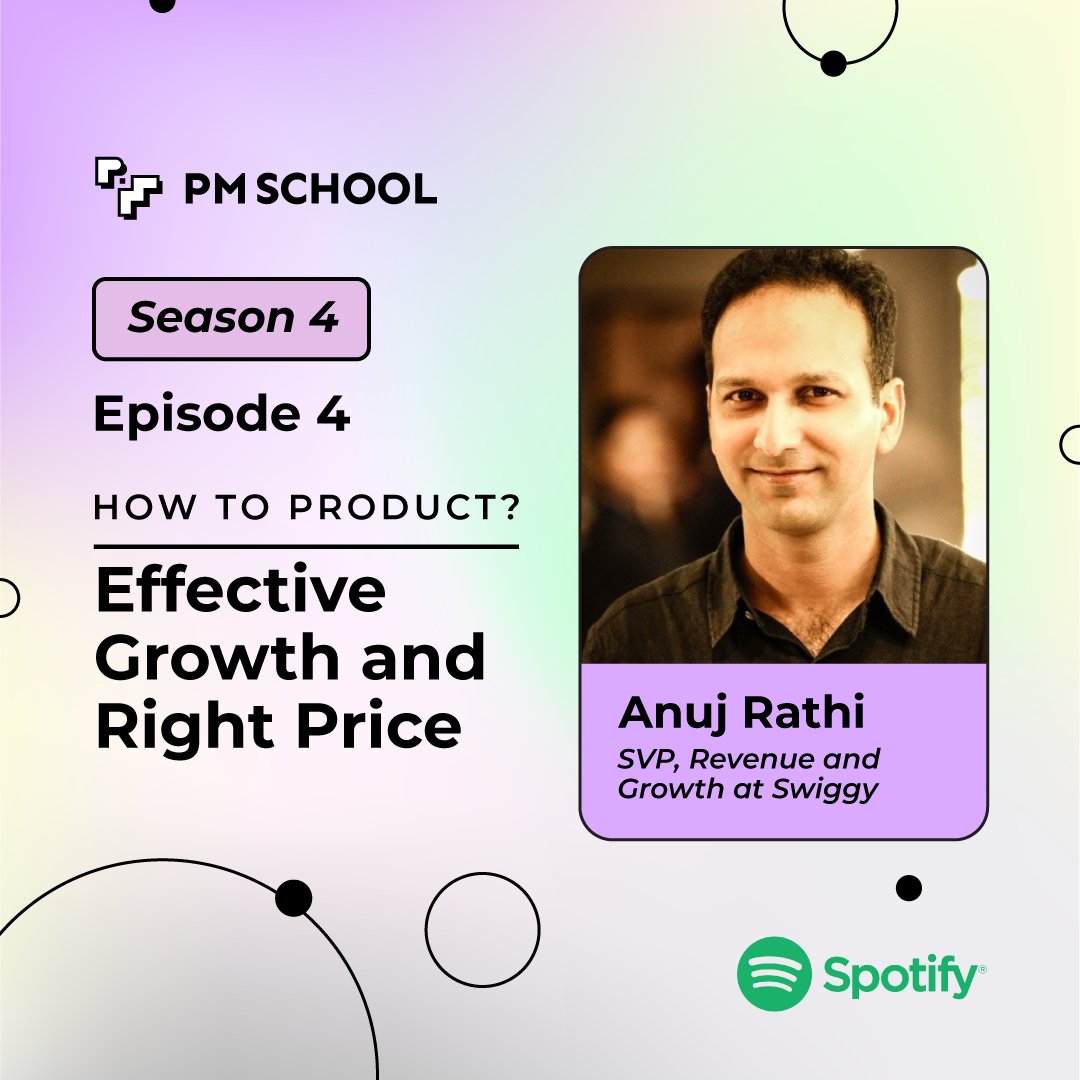 🙌 Presenting the Season Finale of our 𝗦𝗲𝗮𝘀𝗼𝗻 4 𝗼𝗳 "𝗛𝗼𝘄 𝘁𝗼 𝗣𝗿𝗼𝗱𝘂𝗰𝘁?", Podcast series with <a href="/iamarjavjain/">Arjav Jain</a> ft. <a href="/anujrathi/">Anuj Rathi</a> 

The episode will be out soon 😊

Follow "How to Product?"👇
lnkd.in/daQNHBGq

#pmschool #howtoproduct #spotify #productmanagement