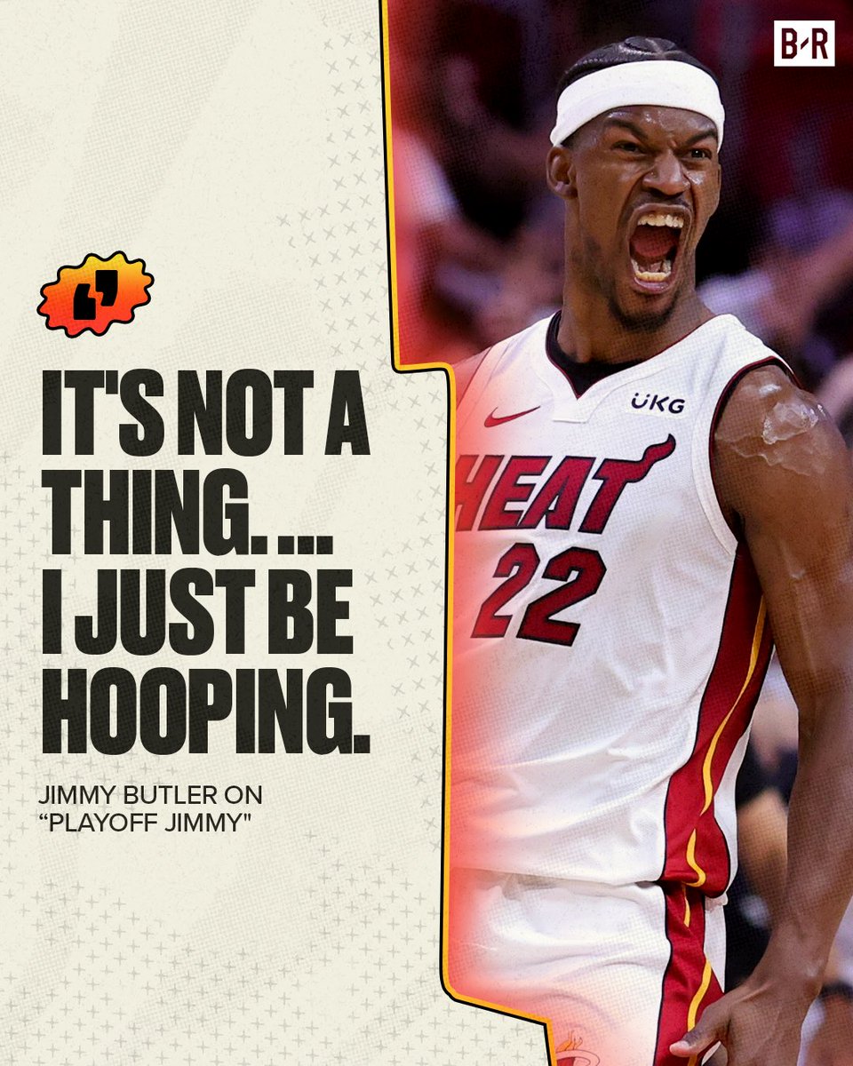 BleacherReport's tweet photo. Looks like playoff Jimmy isn't a thing 😅🤷‍♂️ https://t.co/camX62iJ8b
