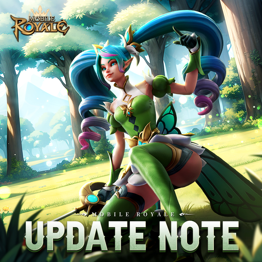 MobileRoyaleMR's tweet image. [New]
◆ Hero Skin: [Sweet Fantasy] for Marianne
◆ Castle Skin: [Earthly Tree]
◆ Avatar Frame: [Beastly Lord]
◆ Events in May: [Inari Fire Festival] and Coupon Event [Glorious Summer]

#mobileroyale #updatenote