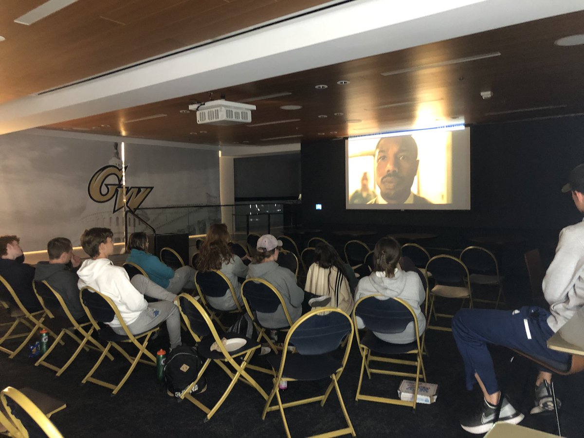 Watching @JustMercyFilm and excited for Bryan Stevenson to speak at Commencement!! #RaiseHigh #GWCommencement #DEI #SocialJustice
