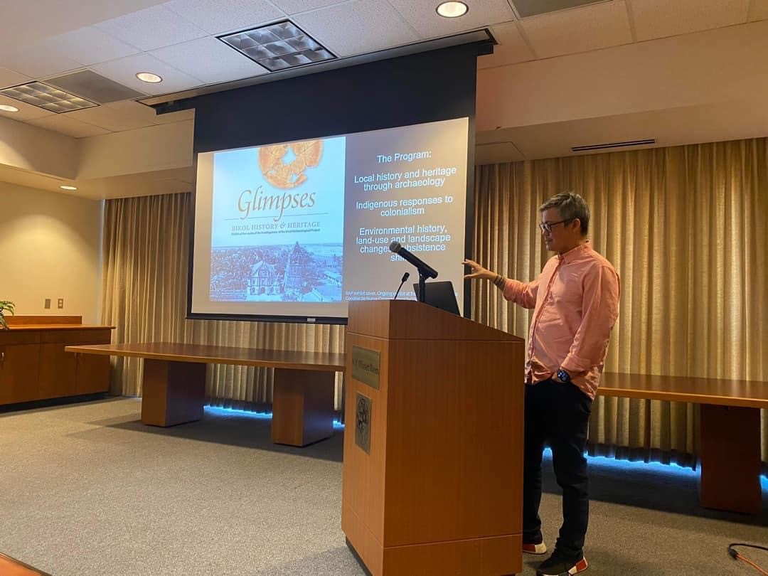 AnthroCSUN's tweet photo. Photos from Dr. Stephen Acabado's presentation at the #2023KeithMortonMemorialLecture ! Thank you all for joining us! #CSUN #Anthropology #CSUNAnthro https://t.co/hUaYf40Hf1