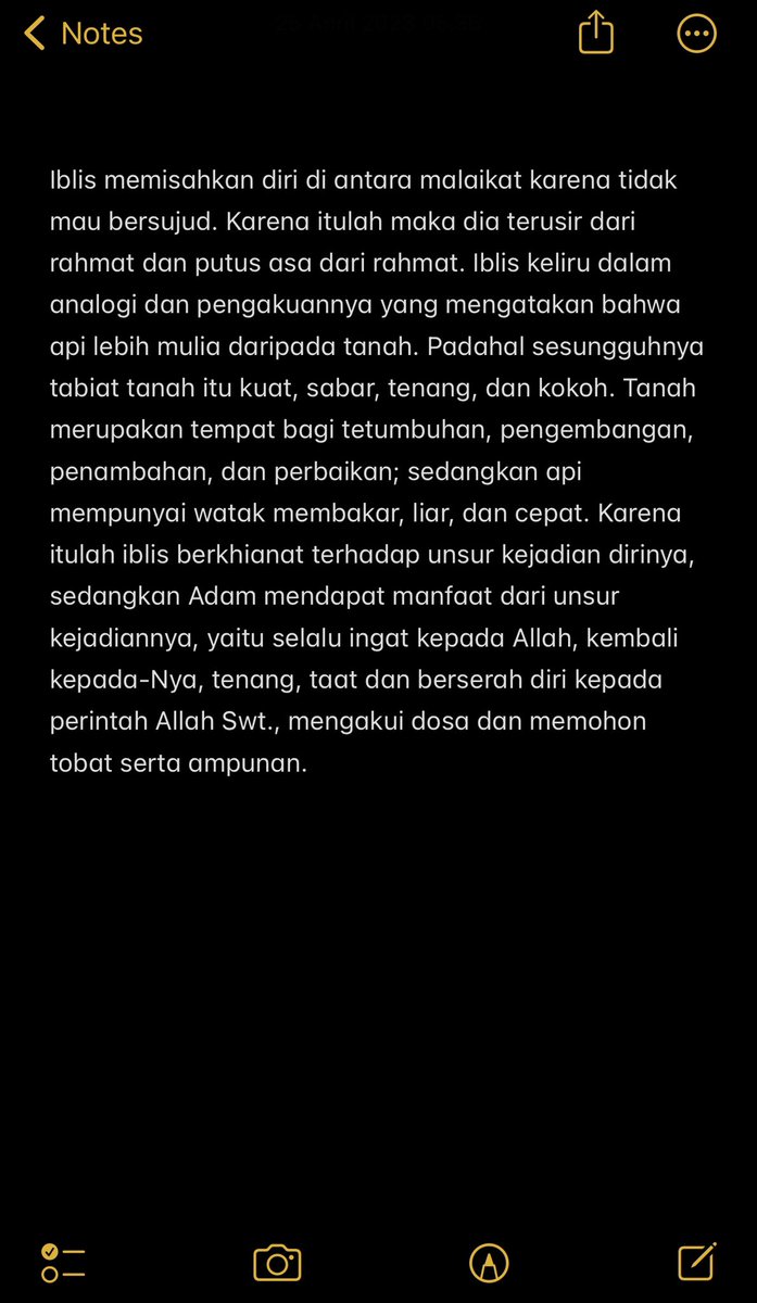 tjambukberduri's tweet photo. Menurut Ibnu Katsir, makhluk pertama yang beranalogi adalah Iblis. Analoginya mengenai perbandingan kekuatan antara api dan tanah. Namun, analogi yang bertentangan dengan nash, maka hukumnya tidak bisa diterima. Ibnu Katsir menjelaskan sifat asli tanah dan api sebagai berikut. https://t.co/z4BOoofrAO