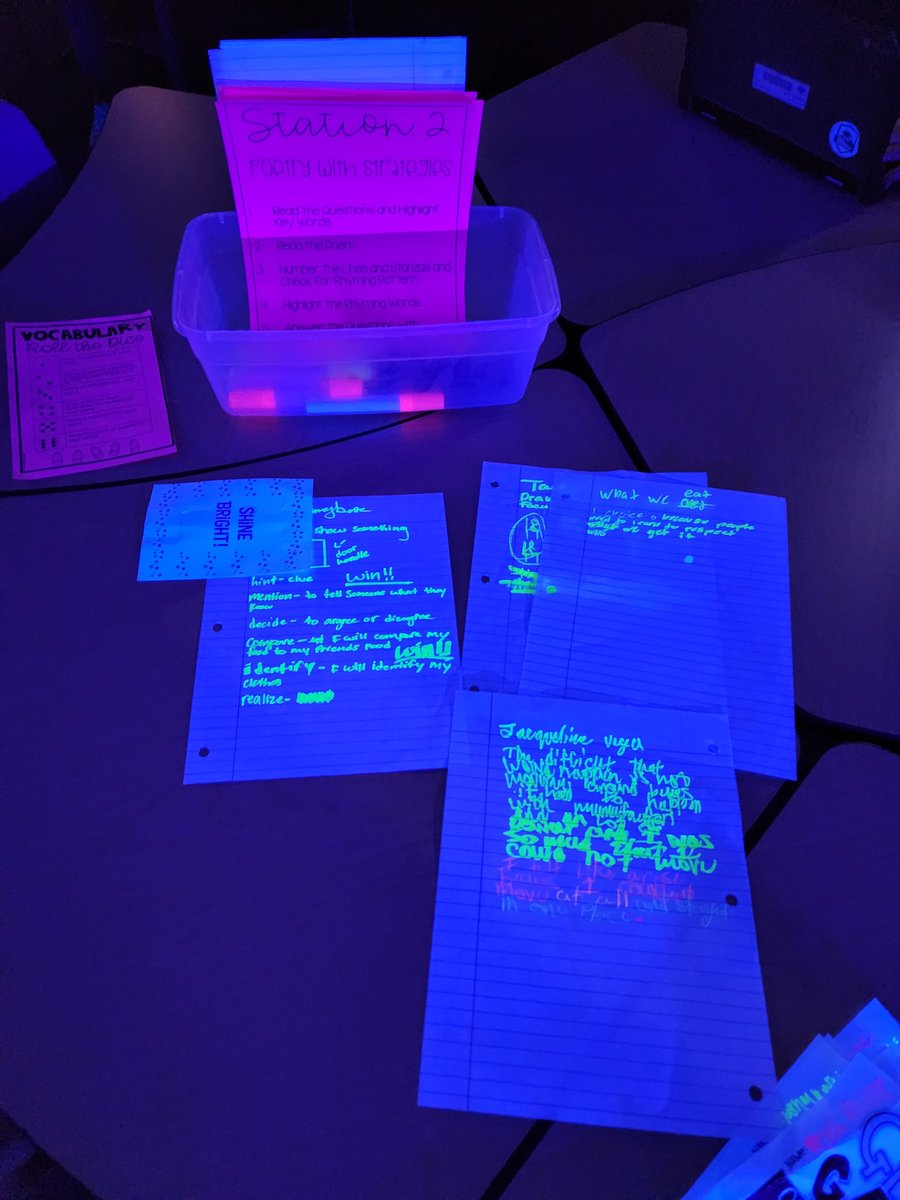 Love2Teach8th's tweet photo. STAAR Glow Day was so much fun for the students.  Engagement at the highest level.  Let's  glow!
@ThorntonCFISD 
@cypresselchica 
@CyFairISD https://t.co/wmsH6tWvTc