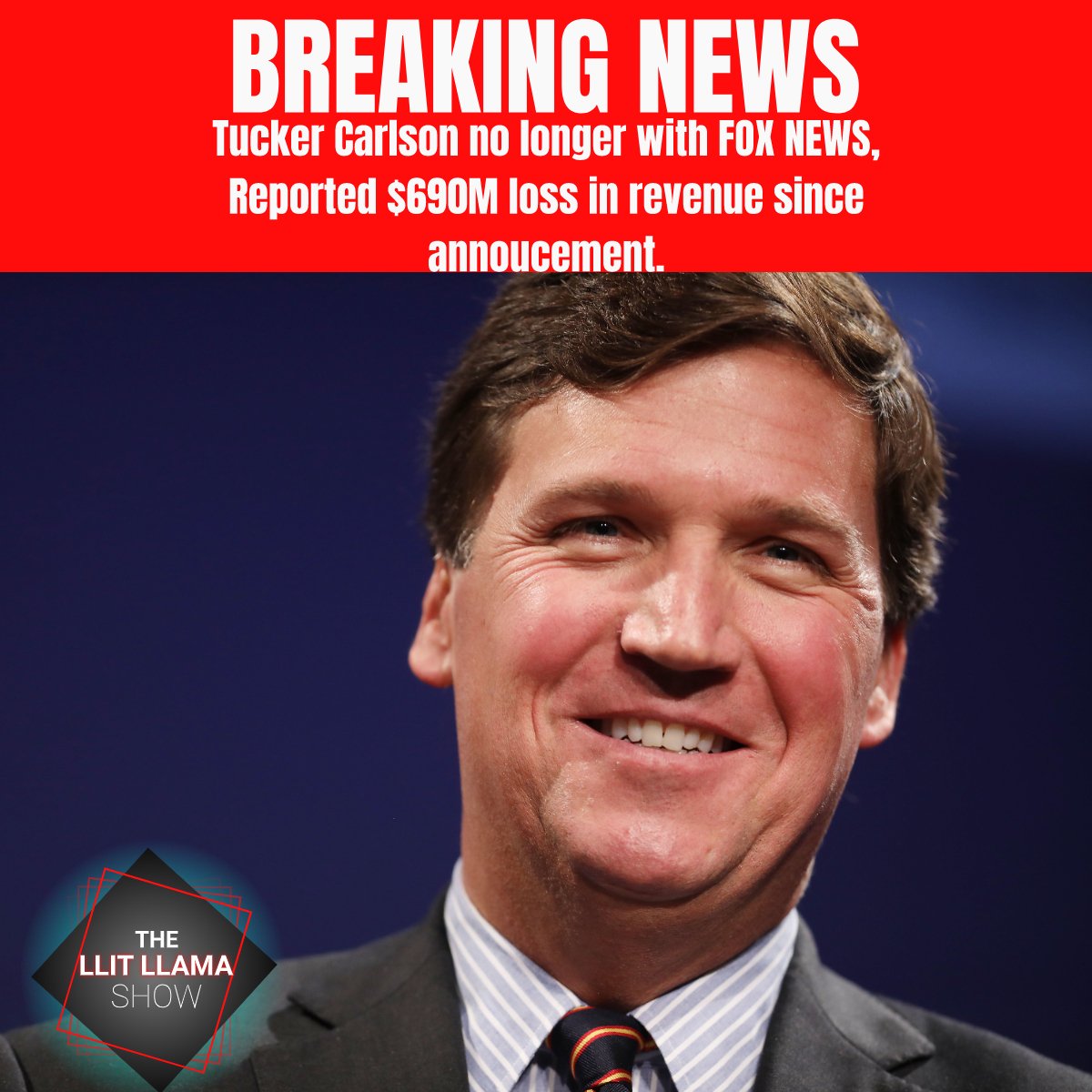 TheWeb3_Pulse's tweet photo. Reported: Tucker Carlson no longer with FOX after 6+yrs. 
#TuckerCarlson #media #News https://t.co/F5ZXfzcqd1