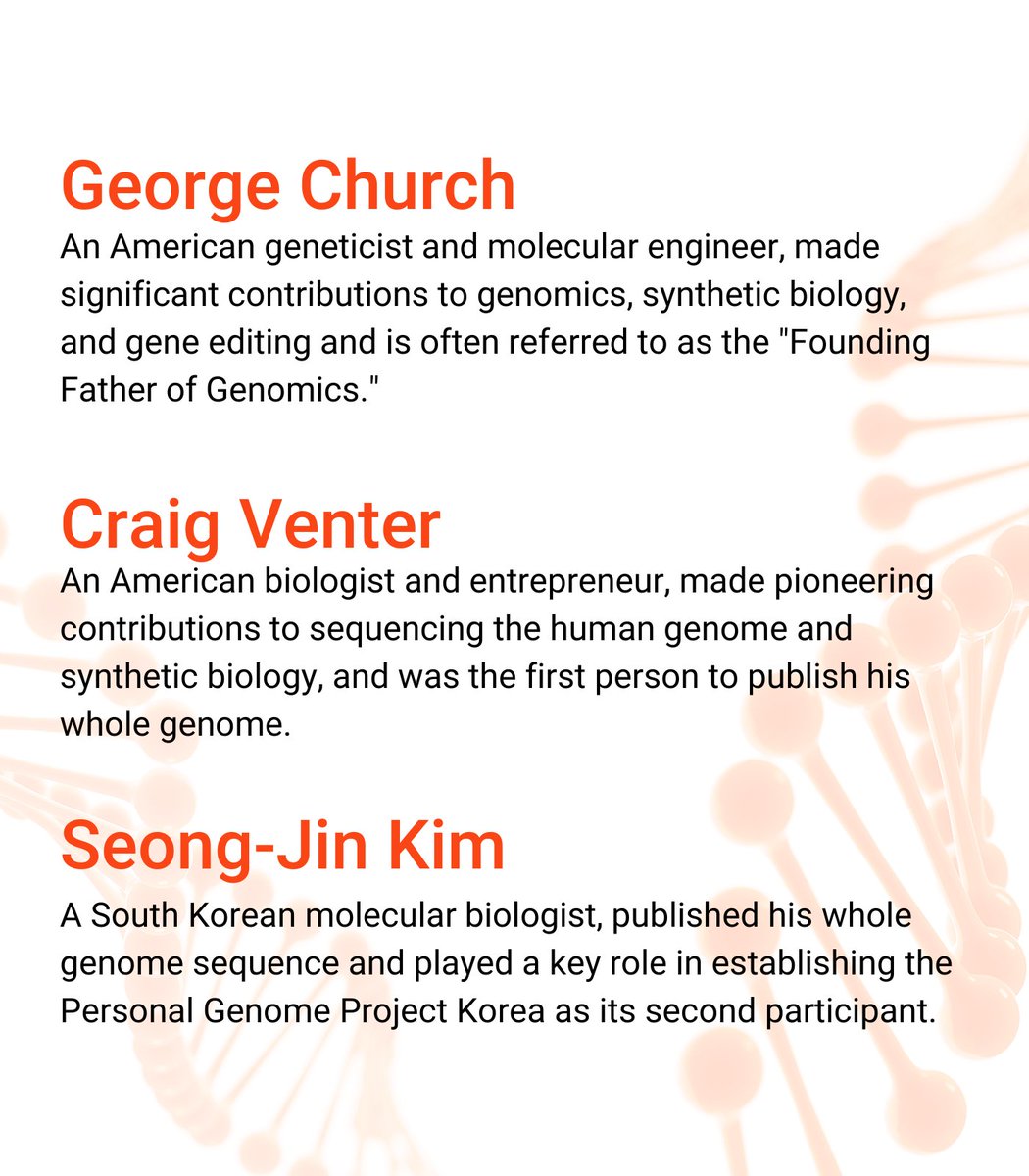FamilyTreeDNA's tweet photo. While you get ready to celebrate DNA Day tomorrow, take a look at some of the folks who contributed to our understanding of DNA today. #DNADay #DNAScience #Genomics #Genetics https://t.co/Aze2vHrwVp