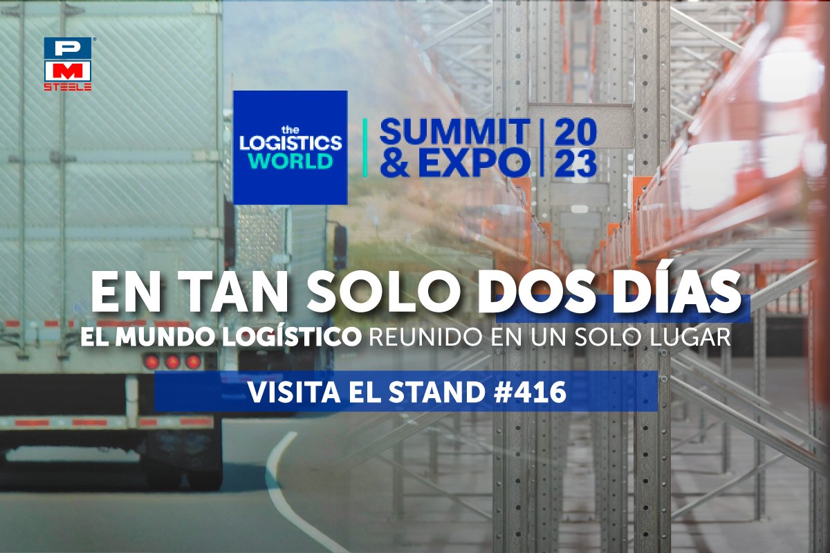 PMSteeleMX's tweet photo. ¡ESTAMOS A 2️⃣DÍAS!
¿Quieres descubrir las mejores soluciones para el funcionamiento de tu almacén? ¡Descubre lo último en productos y servicios de la industria!
Te esperamos el 🔵26 y 27 de Abril en el Stand #416🔵
#TLWEXPO2023 #thelogisticsworld #EXPO2023 #PMSTEELE https://t.co/23hB7kAWCl