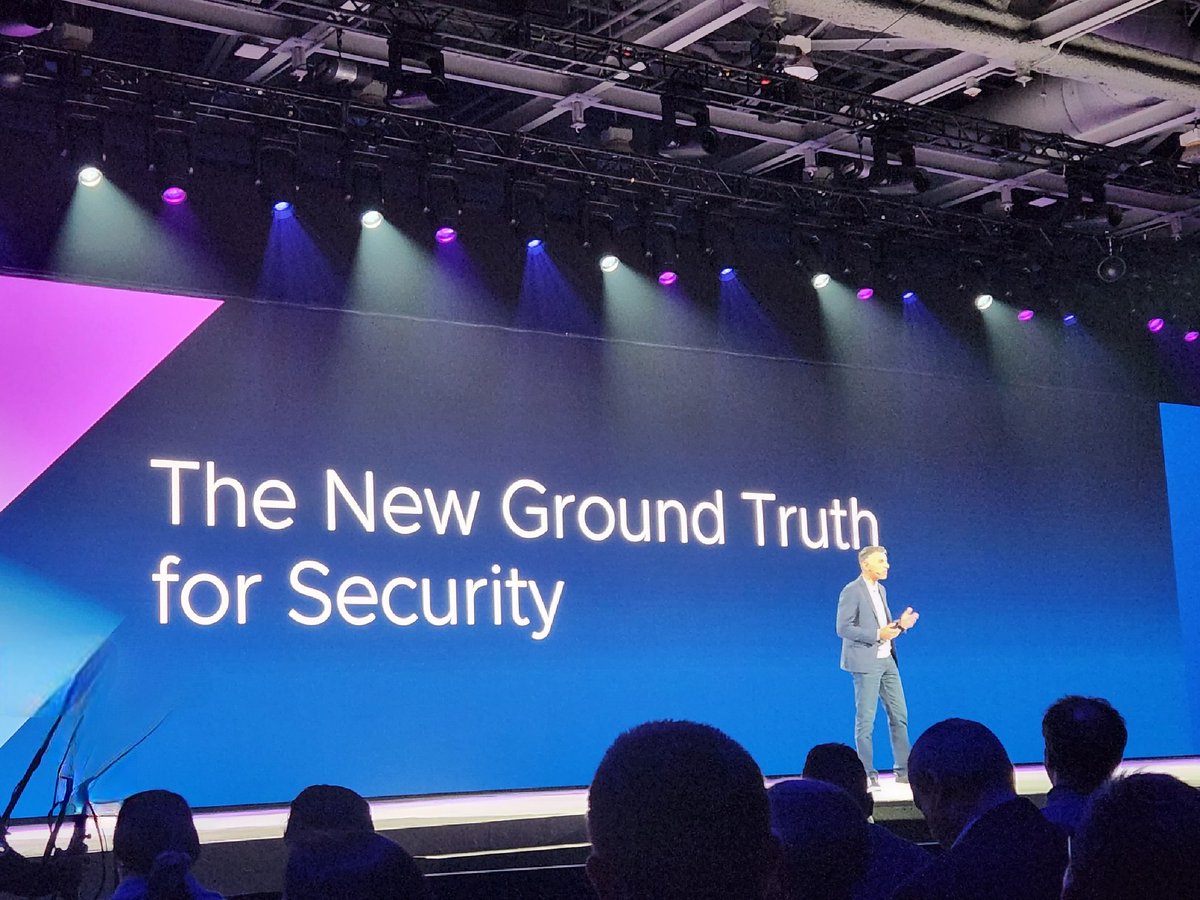 SheviNY's tweet image. 3 mindset shifts from @VMware @sumit_dhawan 
1. Attackers know your landscape-detect
2. AI anomalies have blindspots-prevent Hypervisor with security built in
3. Ransomware-secure, on demand isolated recovery environment
 #RSAC #RSAC2023 #lateralsecurity