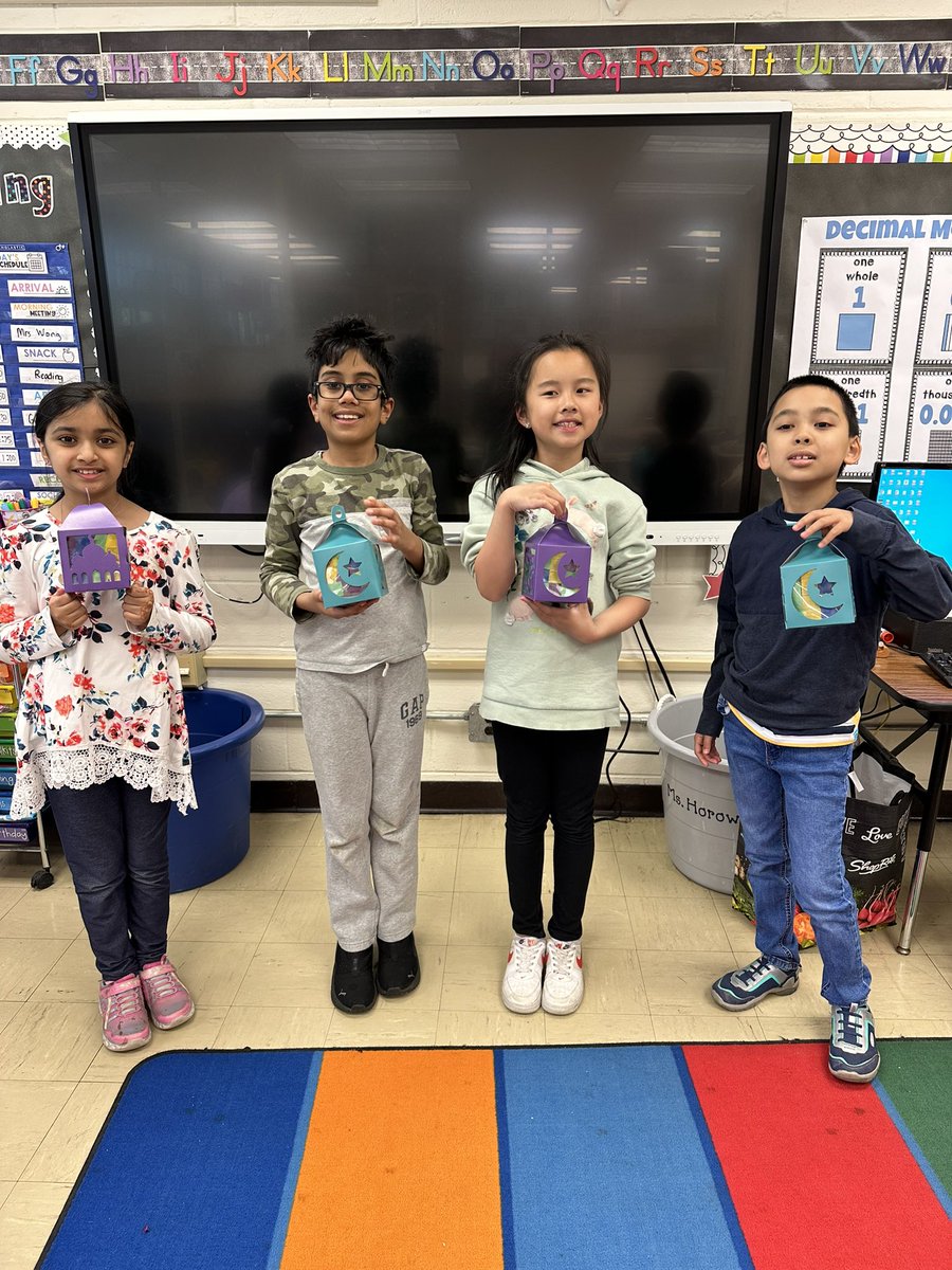 Thank you to our class parent for coming in to teach us about Ramadan and Eid. We listened to the book Lailah’s Lunchbox and got to make our own lanterns. <a href="/SearingtownK5/">Searingtown School</a> <a href="/HerricksSchools/">Herricks Schools</a>
