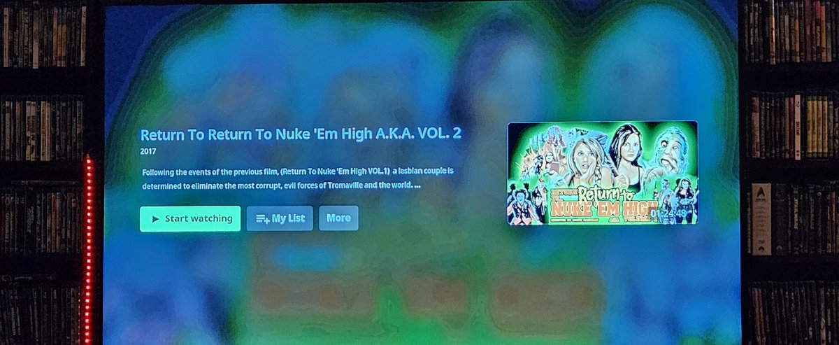 CaturdayN's tweet photo. Now Watching: Return to Return to Nuke 'Em High A.K.A. Vol. 2 (2017)
Another "new to me" i am catching up on via @TromaNOWApp
090/365 #Horror365Challenge
@lloydkaufman @Troma_Team #NukeEmHigh #Troma #NowWatching #ReturnToReturnToNukeEmHighVol2 https://t.co/ymwReUqVY7