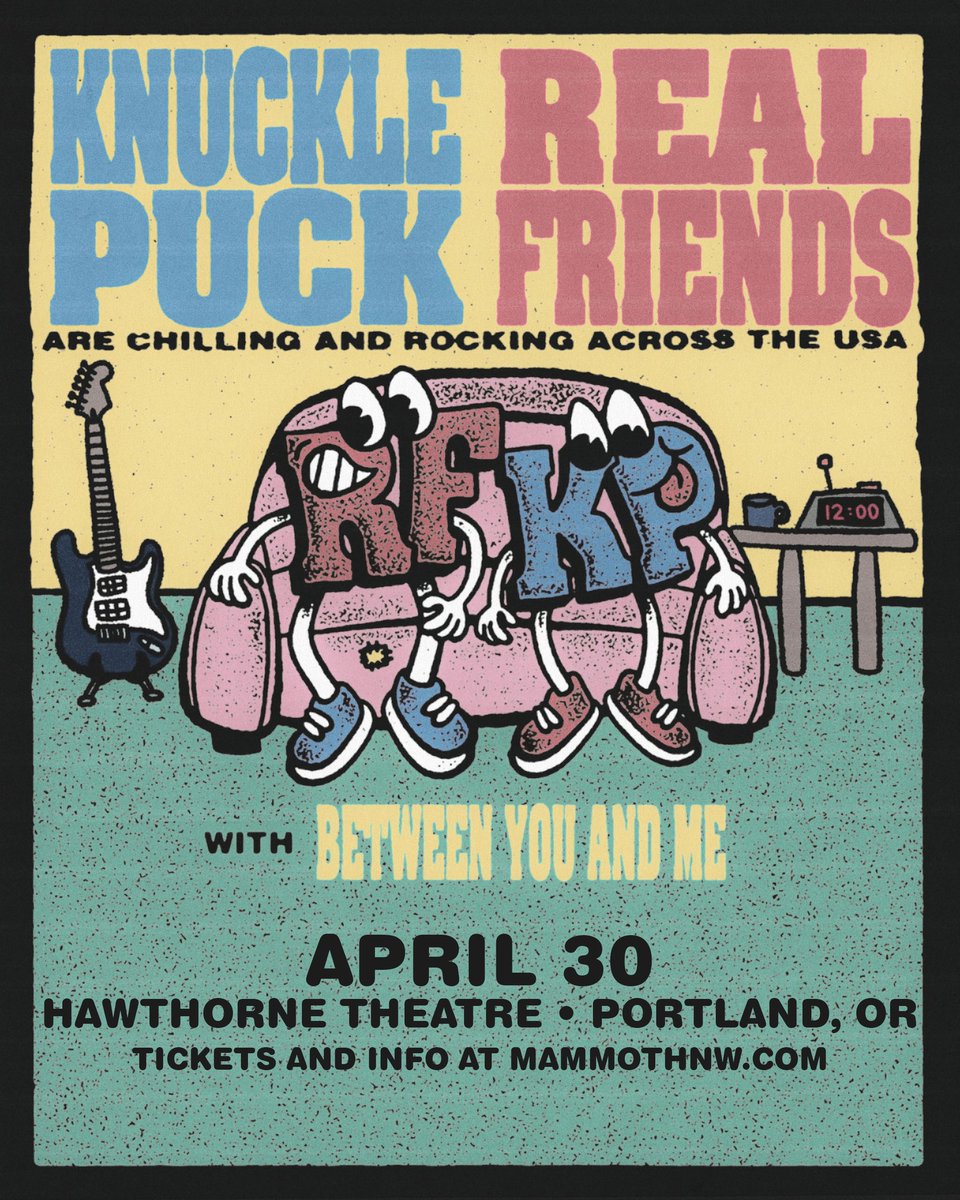 Hawthorne Theatre (@hawthorne_thtr) on Twitter photo 🚨 LOW TICKET WARNING🚨
Get your tickets NOW to catch <a href="/KnucklePuckIL/">Knuckle Puck</a> + <a href="/realfriendsband/">Real Friends</a> on April 30th in our main room before they're gone! There's only a handful left! 🎶
Tickets
🎟 bit.ly/KPxRFPDX 🚨 LOW TICKET WARNING🚨
Get your tickets NOW to catch <a href="/KnucklePuckIL/">Knuckle Puck</a> + <a href="/realfriendsband/">Real Friends</a> on April 30th in our main room before they're gone! There's only a handful left! 🎶
Tickets
🎟 bit.ly/KPxRFPDX