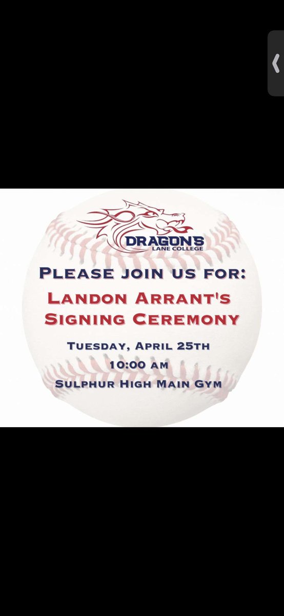 I will be signing tomorrow in the sulphur high main gym. Everyone is welcome!! <a href="/zonebaseball/">Sam Moore</a> <a href="/c_lloyd1/">Connor Lloyd</a>