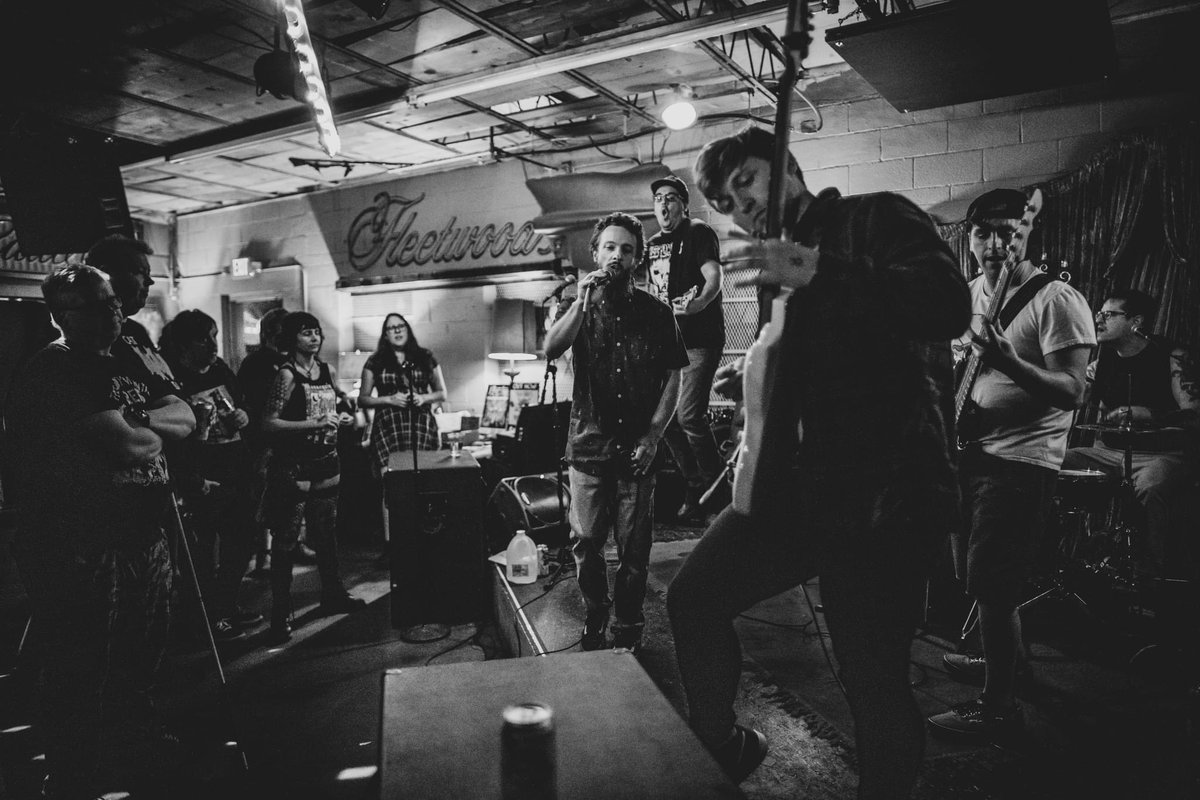 CardBoxColony's tweet image. More super rad pics from our Split EP release show at Fleetwood&apos;s last week thanks to Heather Burditt 📷