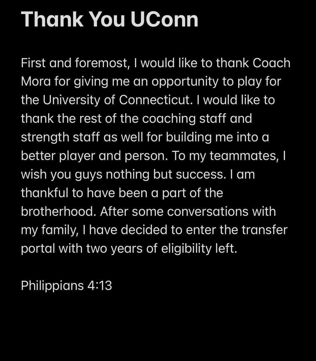 ⚡️Myles Bell⚡️ (@mylesbell00) on Twitter photo Thank you UConn🙏🏾 Thank you UConn🙏🏾