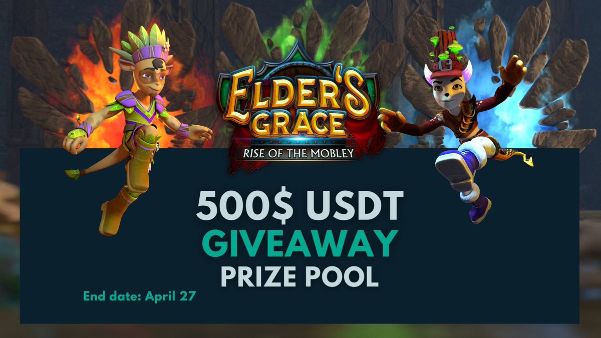 🎉 $500 CASH GIVEAWAY 🎉

🏆 10x Winner
🏆 $500 Cash

To Enter 🎫 :

1️⃣ Follow <a href="/EldersGrace/">Elder's Grace</a>
2️⃣ RT &amp; Like
3️⃣ Complete all the tasks here: 
gleam.io/GdIe6/elders-g…

🕖72Hrs
#NFTGiveaway #GameFi #ad #NFT