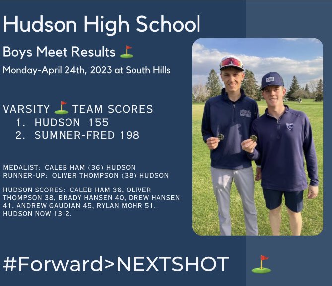 Hudson G/B Golf tweet media