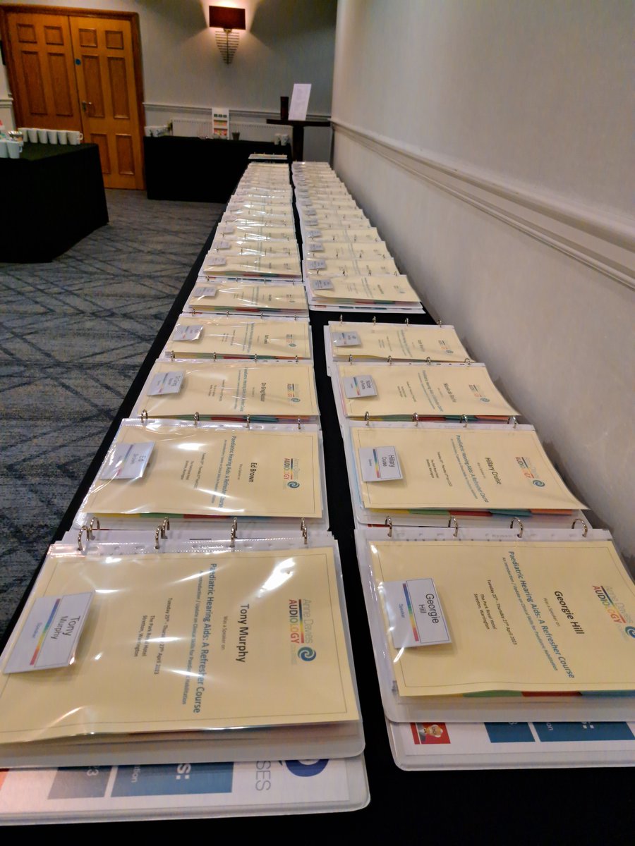 DaviesAnne's tweet photo. Looking forward to welcoming everyone to 'Paediatric Hearing Aids: A Refresher Course' in Warrington in a few hours! https://t.co/fg5wKSPD7m
#AudiologyCourses https://t.co/6Ibc9AvfXc