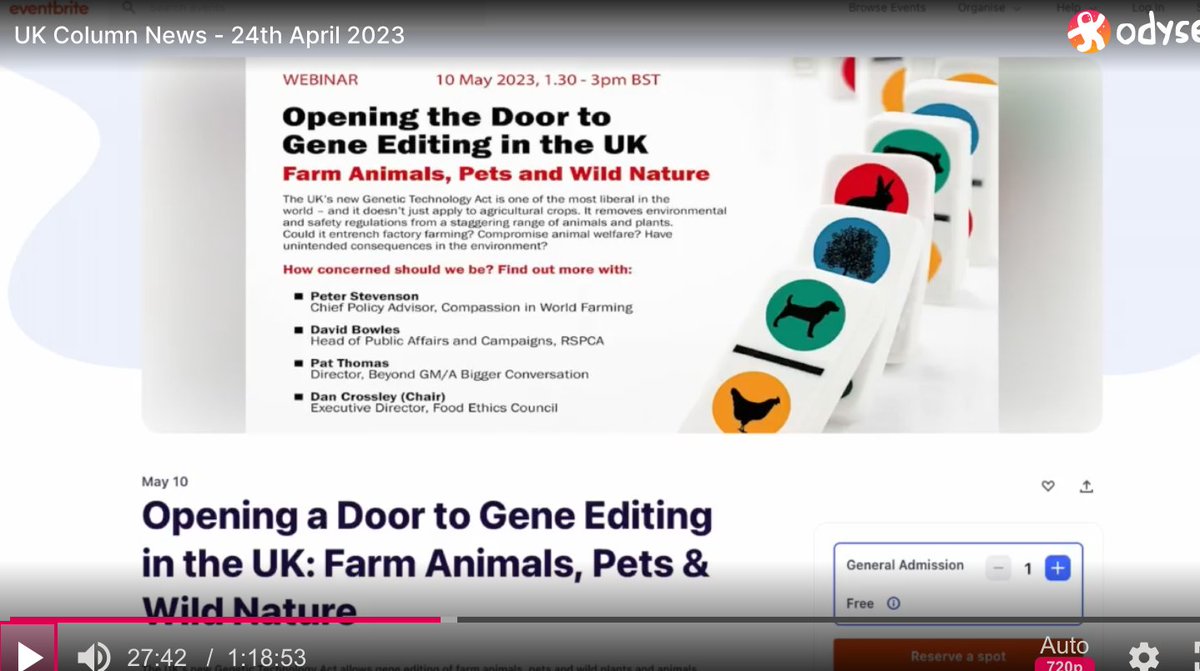 ResonantVisions's tweet photo. @RenzTom UK is passing new Bill to allow all manner of genetic engineering to anything live. We don't get asked either! #TechnologyRunAmok #Pharmatocracy
On @ukcolumn Monday 24th April 2023 https://t.co/3ixoGR2u02