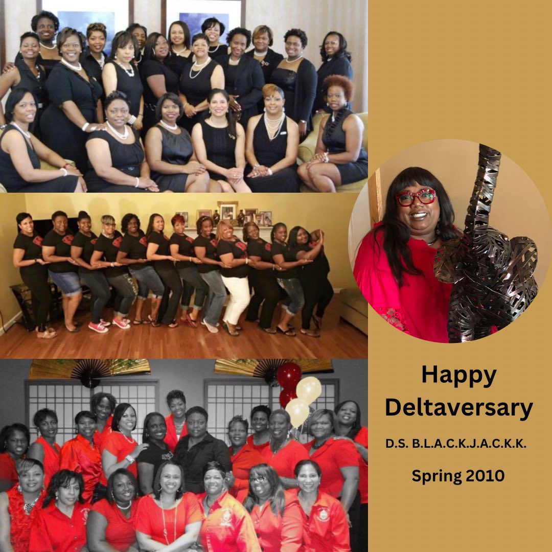 eslacdst's tweet photo. Happy Deltaversary to our very own Soror President and the entire Spring 2010 line of D.S. B.L.A.C.K.J.A.C.K.K.

Thank you for your hard work and commitment to the Chapter and community!

#DST1913 #ESLAC #BLACKJACKK https://t.co/FwsSrSY2pf
