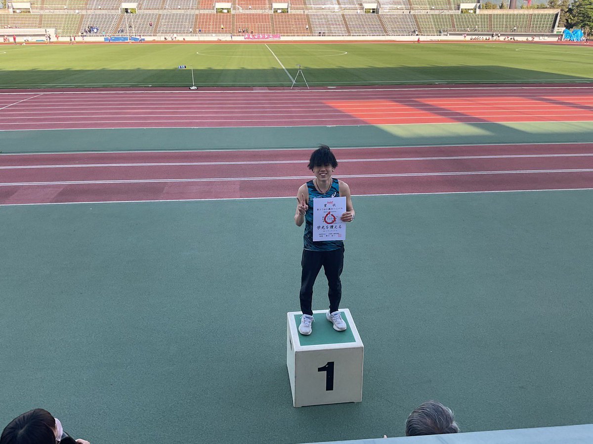 ygu_ac's tweet photo. ○小瀬カーニバル2日目

4月23日にJITリサイクルインクスタジアムにて小瀬カーニバルが行われました！
200mに2名、800mに2名、3000mに2名が出場しました。3000mに出場した中込くんは1位を獲得しました🥇👏

※選手はもちろん、特にマネージャー希望の方男女問わず募集しています！！ https://t.co/FKl76e0yCw