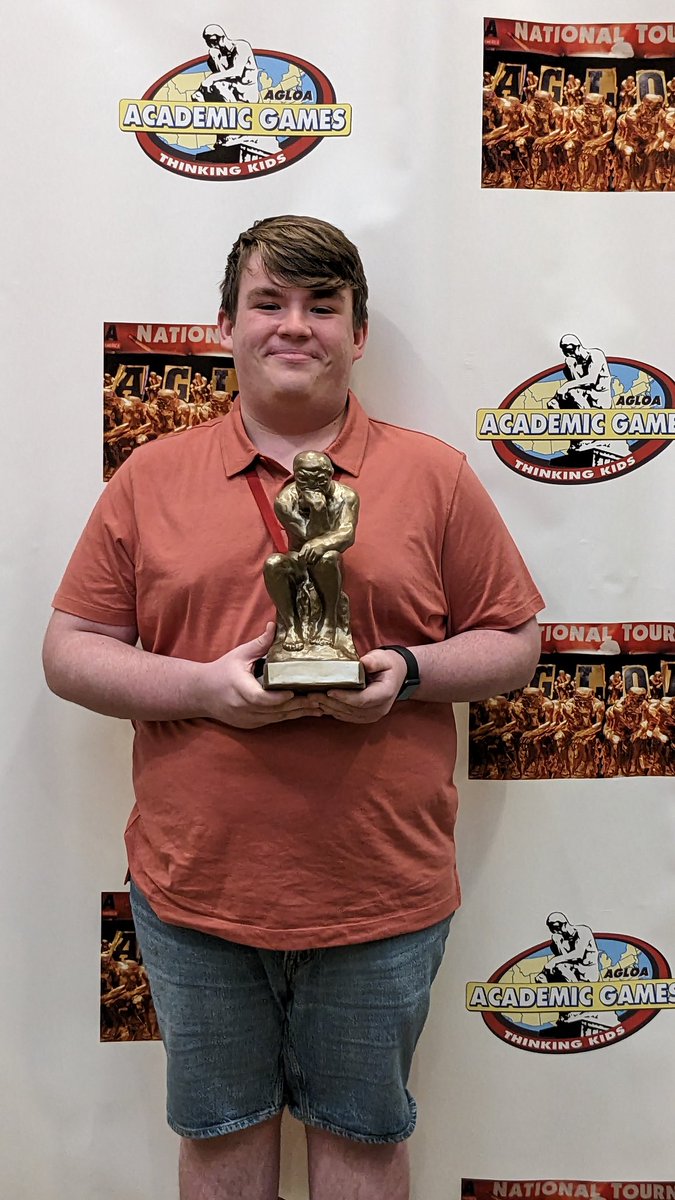 HopewellGifted's tweet photo. Very proud of this young man!  3rd in the NATION for Current Events Academic Games https://t.co/9nqMR2xL6K
