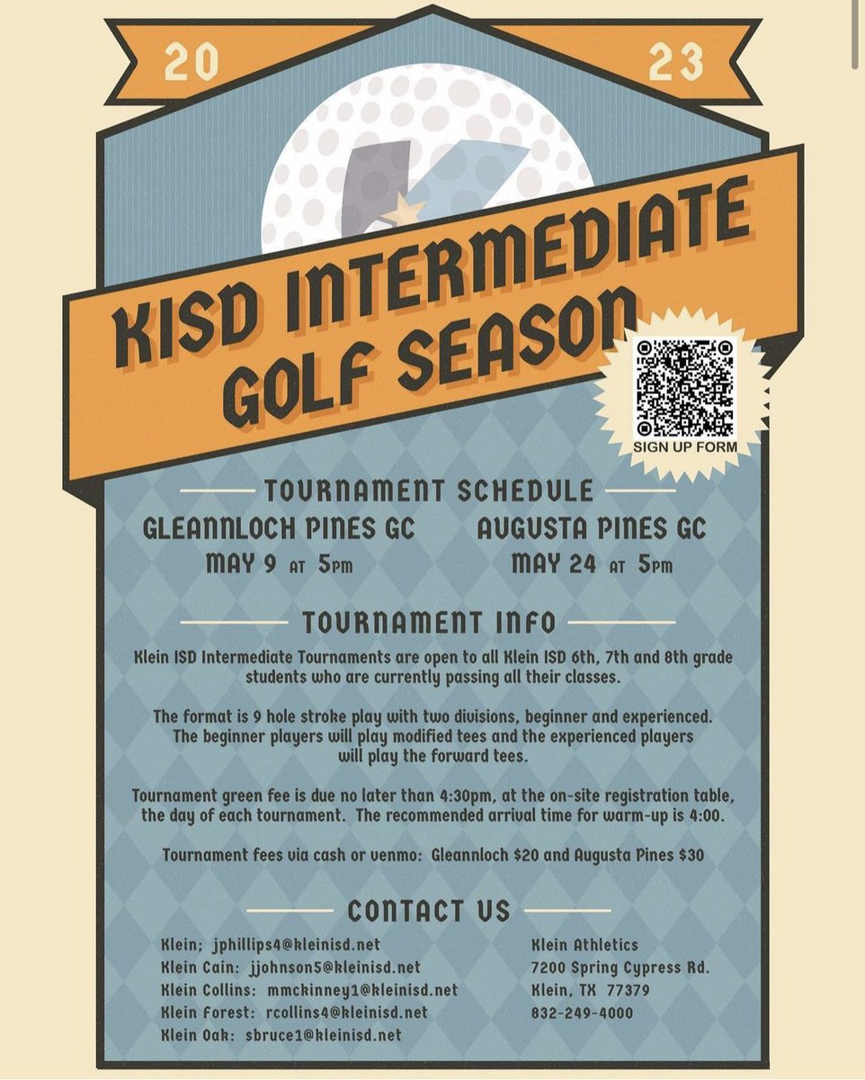 Intermediate Golfers!! <a href="/KlebBoys/">Kleb Boys Athletics</a> <a href="/KlebLadyCubs/">Kleb Girls Athletics</a> <a href="/KlebKISD/">Kleb Intermediate</a>