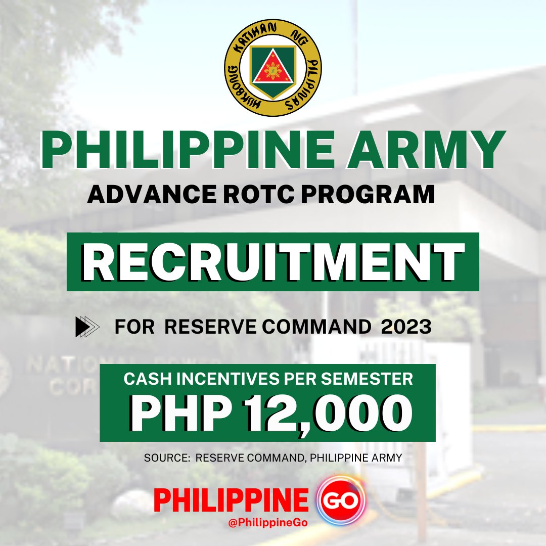 OpportunitiesPH's tweet photo. 𝗣𝗗𝗘𝗔 
DETAILS: https://t.co/h6ikkVnnF2

𝗕𝗨𝗖𝗢𝗥 𝗛𝗶𝗿𝗶𝗻𝗴
Details: https://t.co/sEOPvJLsS8

𝗣𝗵𝗶𝗹𝗶𝗽𝗽𝗶𝗻𝗲 𝗔𝗿𝗺𝘆
Details: https://t.co/7IMCgkgyOU

𝗣𝗵𝗶𝗹𝗶𝗽𝗽𝗶𝗻𝗲 𝗡𝗮𝘃𝘆 𝗛𝗶𝗿𝗶𝗻𝗴 𝗖𝗼𝗹𝗹𝗲𝗴𝗲 𝗚𝗿𝗮𝗱𝘂𝗮𝘁𝗲𝘀
Details: https://t.co/WnwSEpQgMw https://t.co/BeBka9Pyps