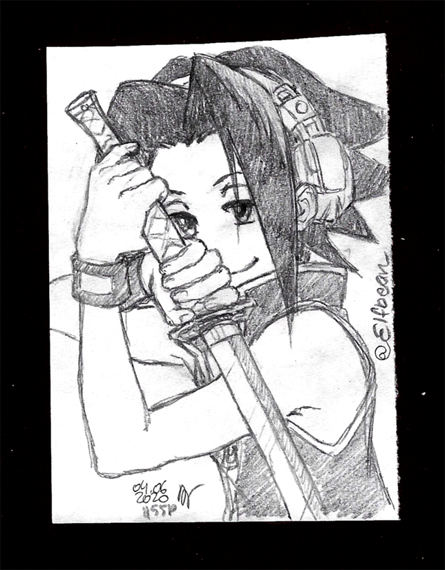 elfbean's tweet photo. #Sketchbook #112: Yoh Asakura for the #sixfanarts challenge. 

I  haven't watched Shaman King in years, but drawing Yoh sure brought back  memories. Although I do believe that Lyserg was my favorite.😅
#shamanking #art #yohasakura #anime #fanart #麻倉葉  #シャーマンキング #アニメ https://t.co/EkqhezoBzX