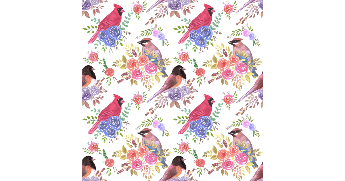 Latest Sold <a href="/VectorStock/">VectorStock</a> cardinals juncos and waxwings on rose blossoms #VectorStock vs2.page.link/DSvr