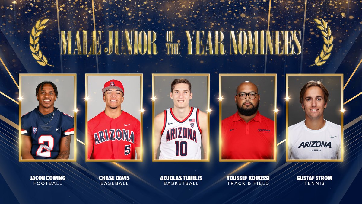 AZATHLETICS's tweet photo. Who has your vote for our male athletes of the year?
Find out the winners beginning at 6 p.m.!
#CATSYS https://t.co/gGvGQb1MWB