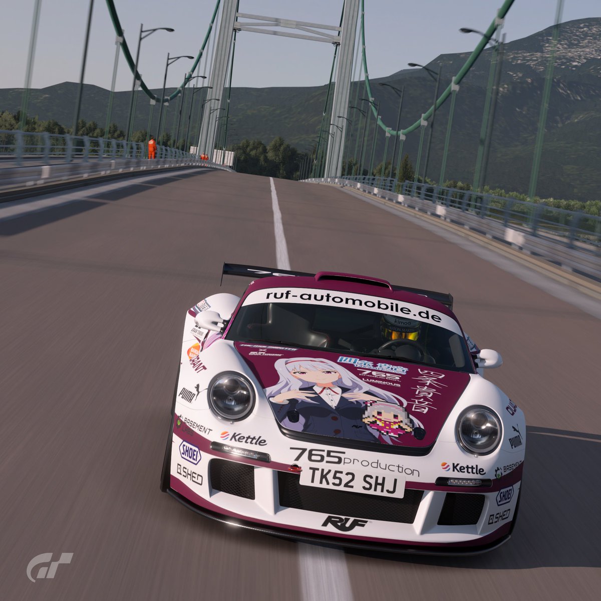 RoyalFranzYT's tweet photo. #GranTurismo #GranTurismo7 #GT7 #グランツーリスモシリーズ #グランツーリスモシリーズ7 #RUF #RUFAutomobile #RUFオートモービル #CTR3 #RUFCTR3 #アイドルマスター #765プロ #四条貴音 #痛車 #idolmaster #imas #765pro #TakaneShijou #itasha https://t.co/bJRYxOs38a