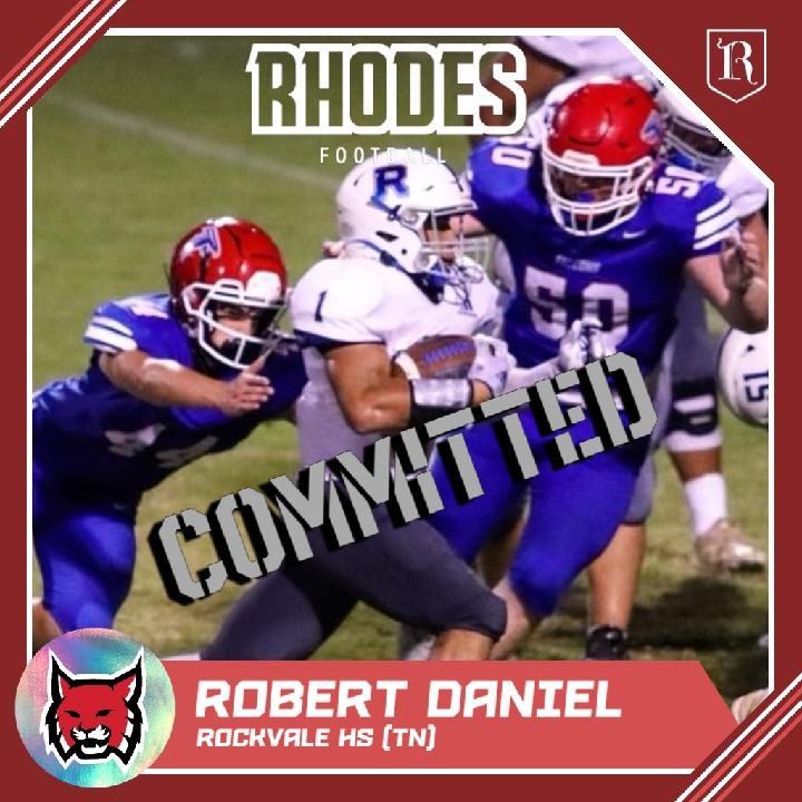 Excited to announce my commitment to Rhodes College. I’m thankful for everyone who has helped me along the way as well as Coach Duncan for giving me the opportunity.
<a href="/Rockvale_FB/">Rockvale Rockets Football</a> <a href="/RhodesFootball/">Rhodes Football</a> <a href="/coachrichduncan/">Rich Duncan</a> <a href="/CoachCrane_RHS/">Dakota Crane</a> <a href="/Coachgut/">Coach Guthrie</a>