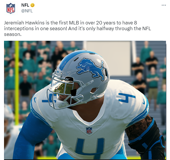 ReezonnSports's tweet photo. He has 8 interceptions and 19 sacks already! Full video out on YouTube now: https://t.co/YQwC6X5vms https://t.co/wZfWe5twQo