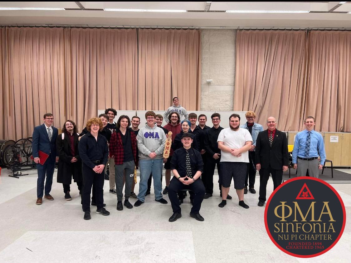 The Phi Mu Alpha Sinfonia Nu Pi Chapter would like to welcome our new Brother Jack Reynolds into the Sinfonia where he may join us as we enter on our journeys, as life may unfold.  Long live Sinfonia!