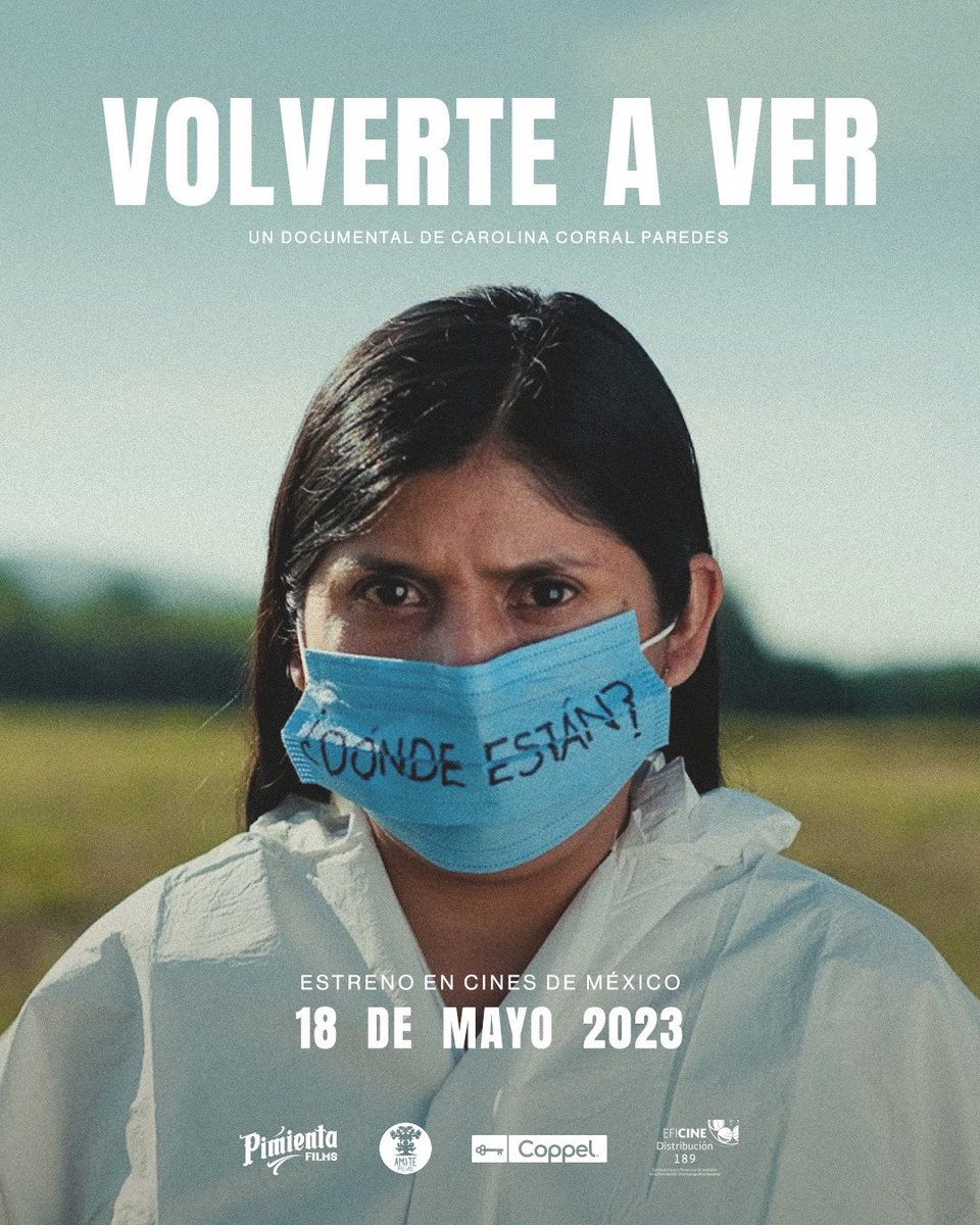 🛑¿Qué esconde un gobierno que, sin investigar, entierra a más de 200 personas? 

✨A partir del 18 de mayo estrenamos en salas de cine de México “VOLVERTE A VER” con <a href="/PimientaFilms/">Pimienta Films</a>.

¡Espera la cartelera! 🎟
#DesenterrarLaVerdad