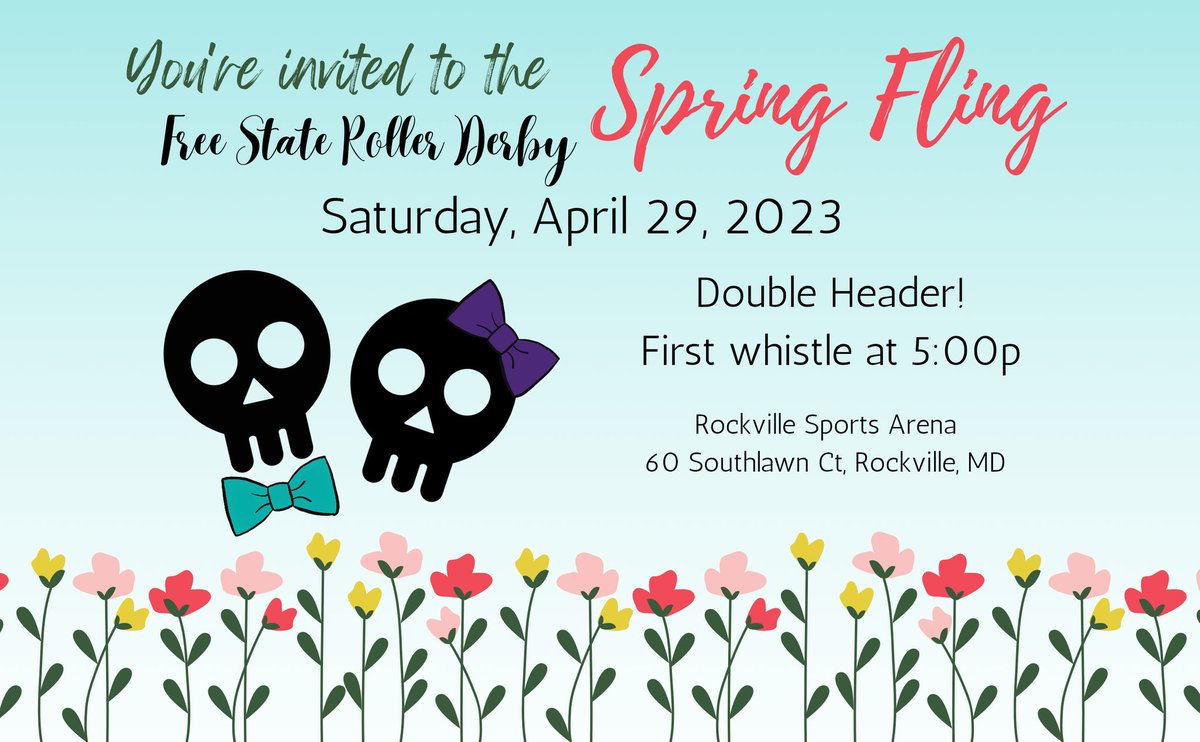 FreeStateRD's tweet photo. Grab your dancing shoes (skates?)! You're invited to watch our Black-Eyed Suzies and Rock Villains tango with worthy opponents in this double header.
THIS SATURDAY https://t.co/xqCbvfgtgY