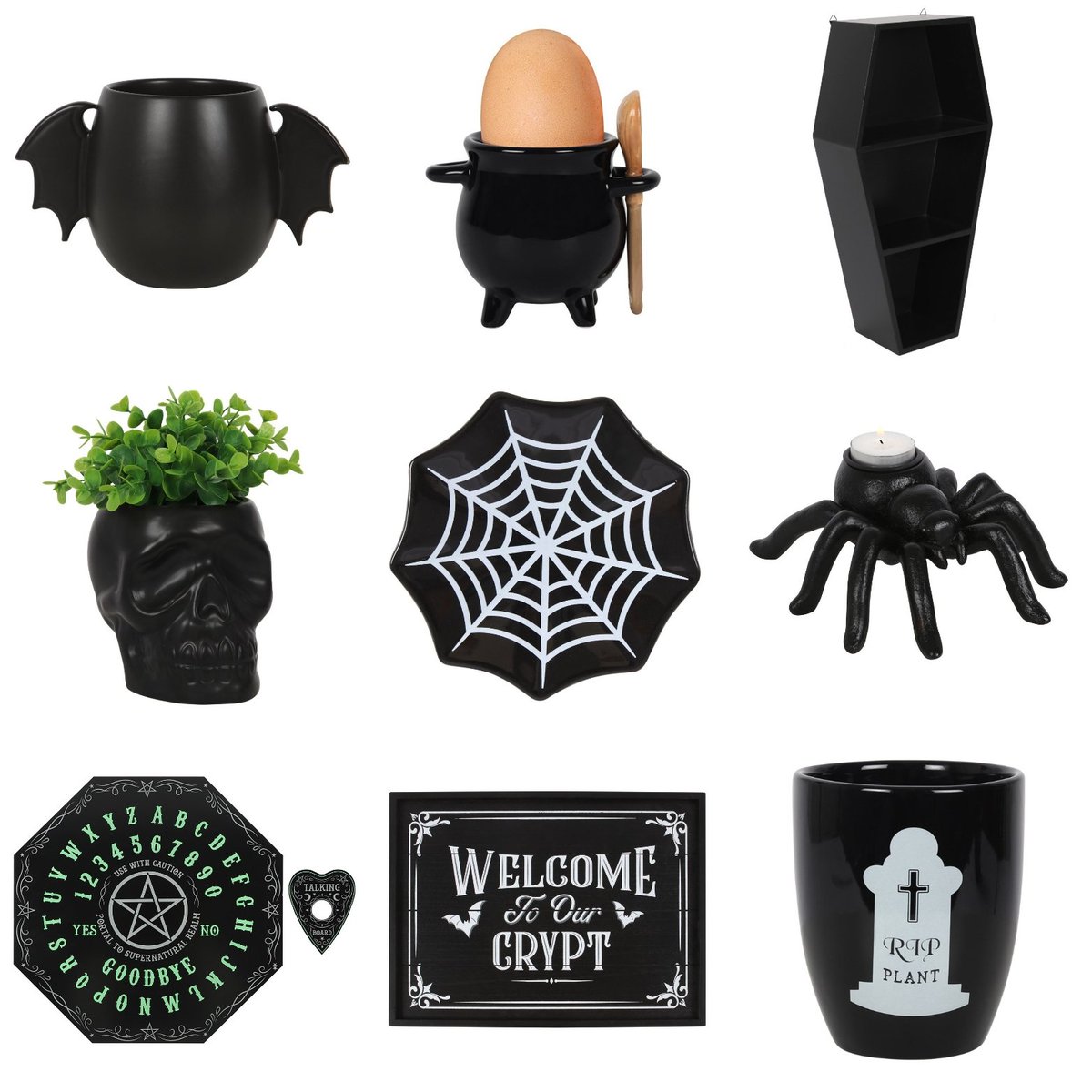 New spooky homewares arrived in store 🧟‍♂️
creepycartel.co.uk
#smallbusiness #witchgifts #horrorgift #witchvibes #witchlife #witchaesthetic #witchshop #witchystuff #witchythings #gothichomedecor #gothichomedecor #gothicstyle #spooky #spookyseason #spookycute #spookyvibes