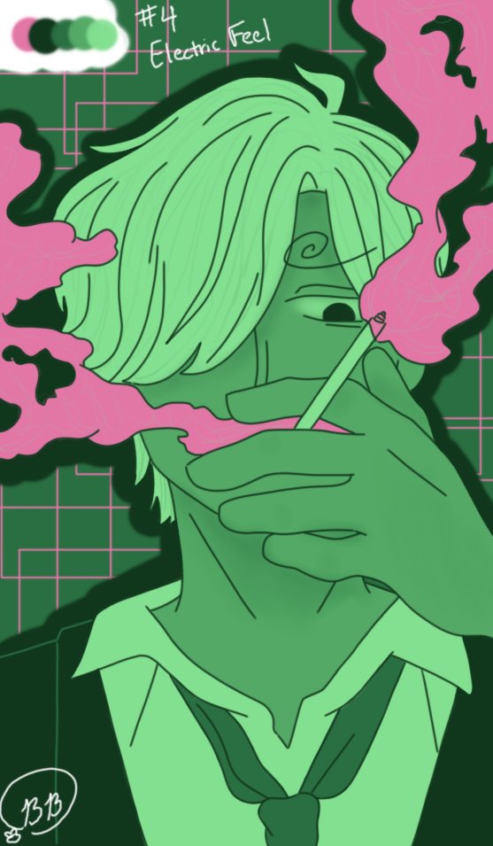 bubblit_bee's tweet photo. More art to dump, I’ve been really happy figuring out how my style works haha #onepiece #art #nami #sanji #ocart https://t.co/eAC6irT0dJ