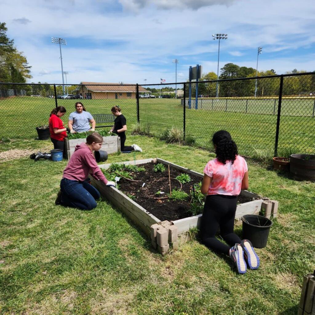 one_county's tweet photo. The garden beds at our Common Grounds community garden are almost ready for planting thanks to the hard work of local Girl Scout Troop 61. https://t.co/VvAoifPsOC